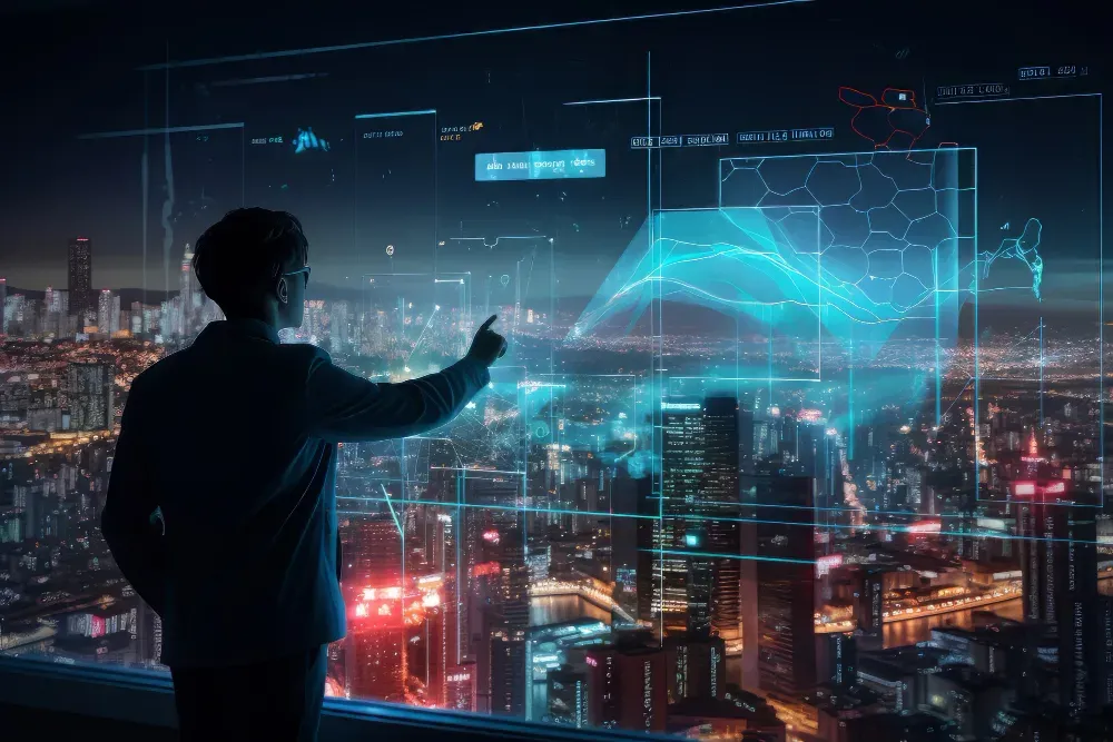 AI and the Investment World and How Artificial Intelligence is Revolutionizing Stock Trading illustration