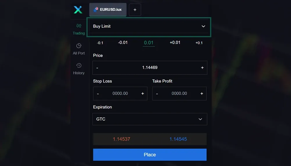 How to Place Buy and Sell Orders on IUX for Beginners illustration