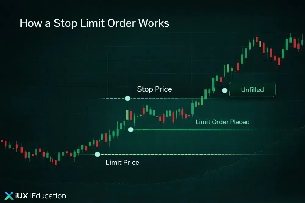 Stop Limit Order: Definition, Mechanics & Execution Risks illustration
