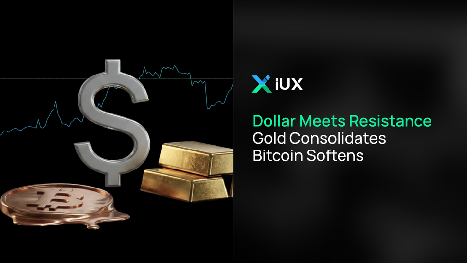 Market Outlook: Dollar Rejected at Resistance as Gold Consolidates and Bitcoin Weakens
