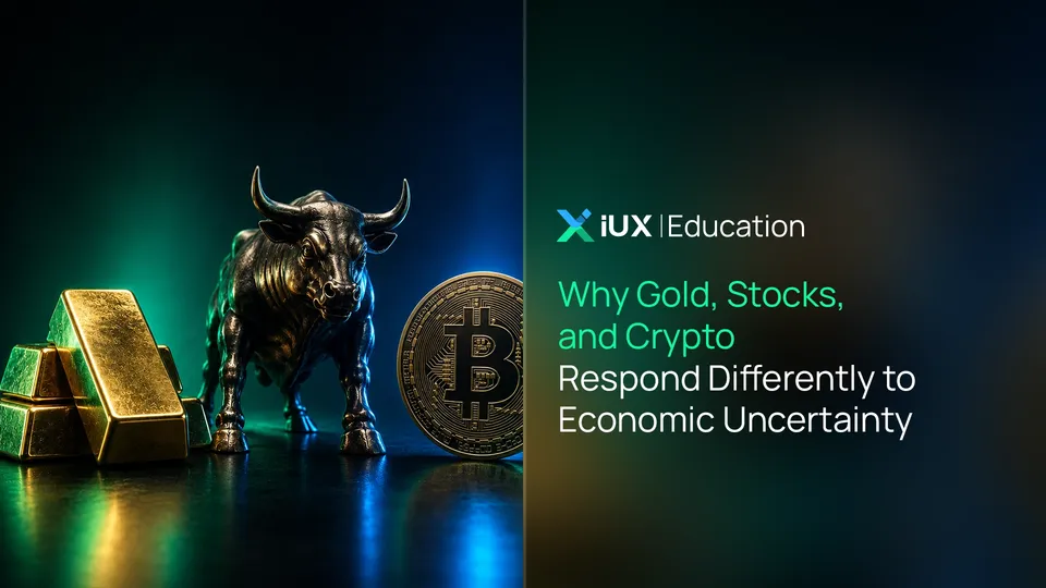 Why Gold, Stocks, and Crypto Respond Differently to Economic Uncertainty in 2026