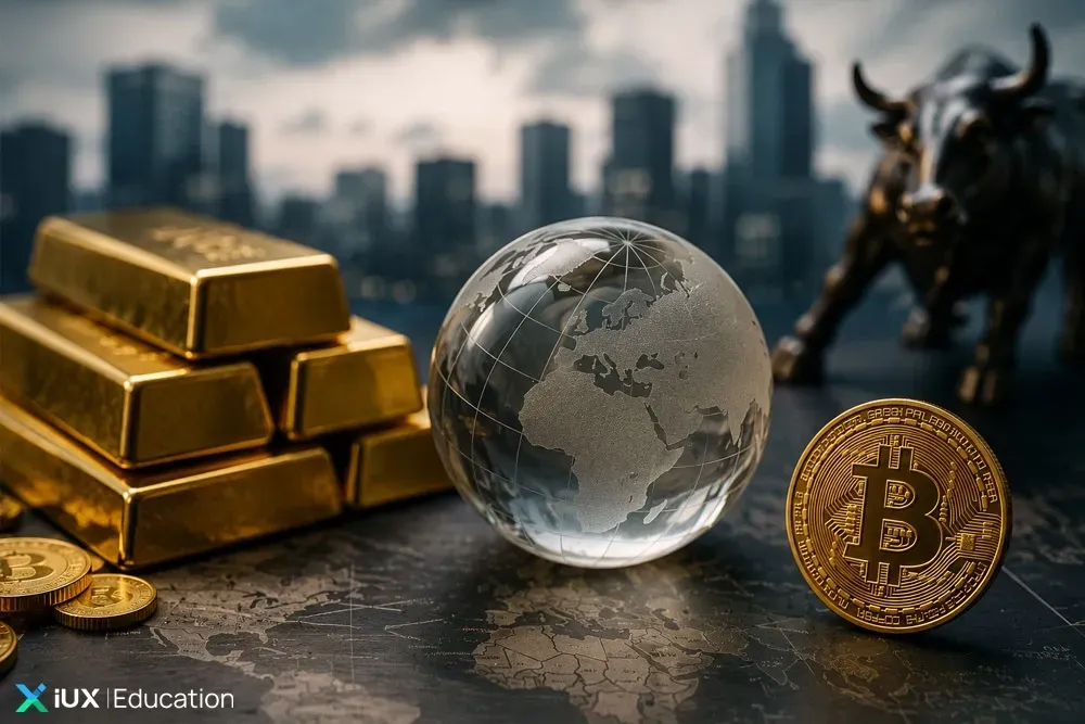 Why Gold, Stocks, and Crypto Respond Differently to Economic Uncertainty in 2026 illustration